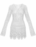 Crochet Lace Coverup Dress