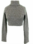 Cropped Turtleneck Knit | Stone