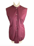 Burgundy Bomber Vest