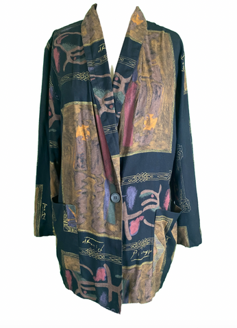 90s Abstract Blazer