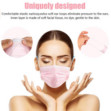 Pink Disposable Masks